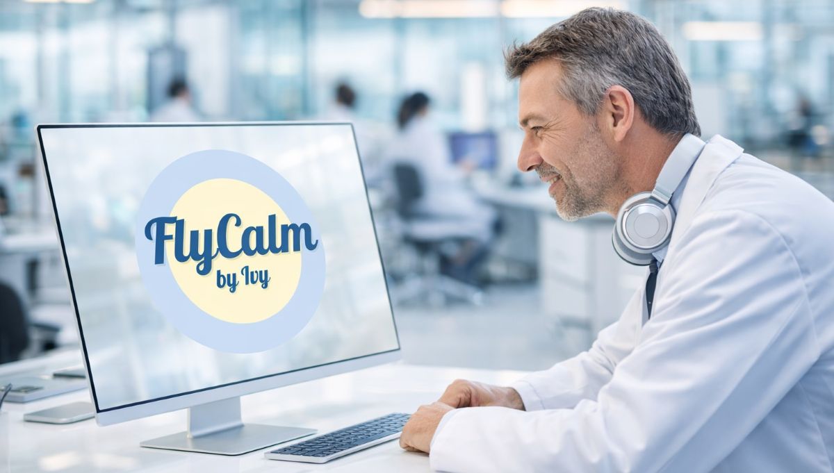 FlyCalm real-time regulation method for fear of flying during a flight anxiety moment